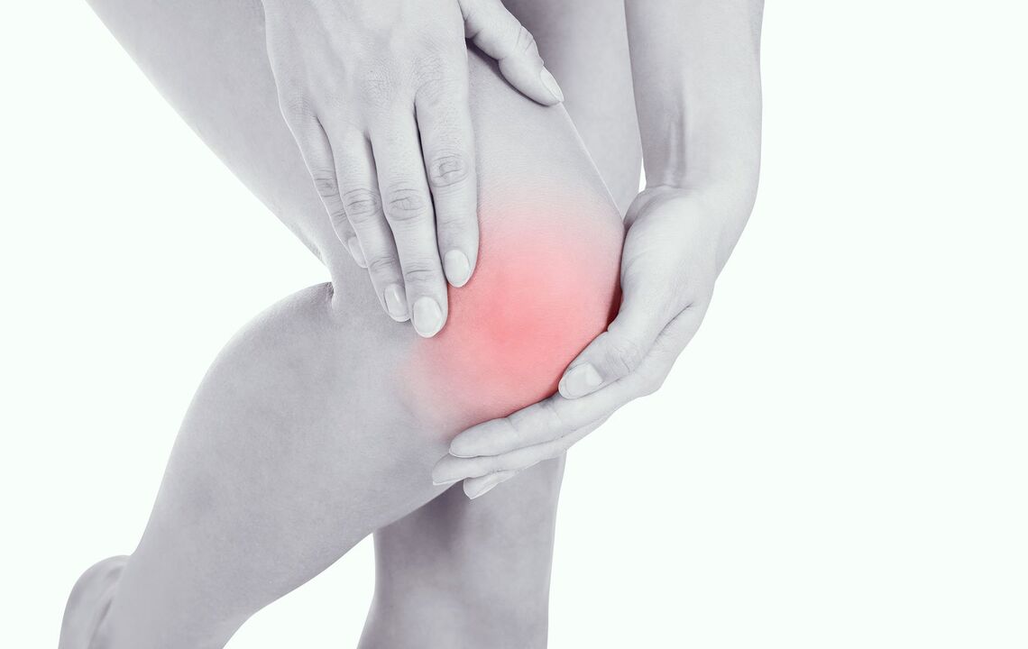 Inflammation in the knee joint and its treatment with Hondroine gel. 